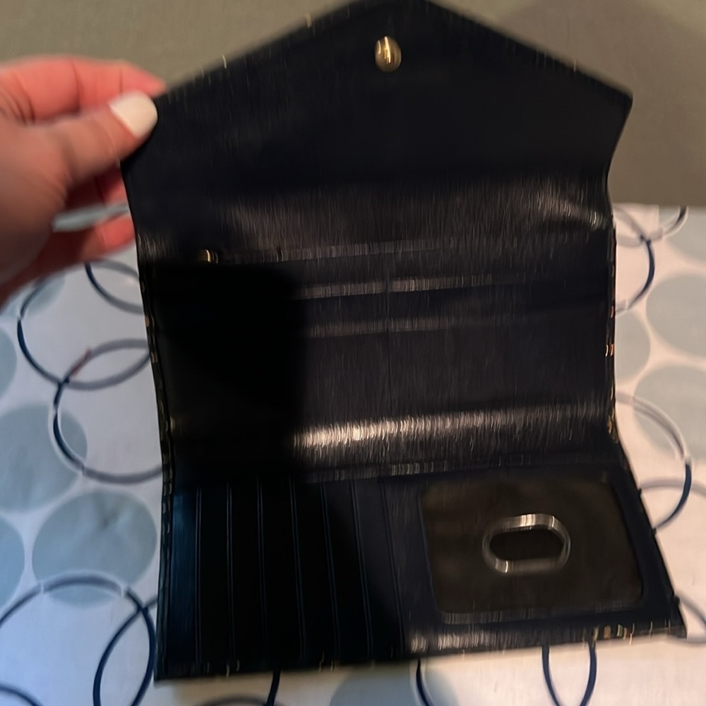 Elegant Blue and Gold Women's Clutch